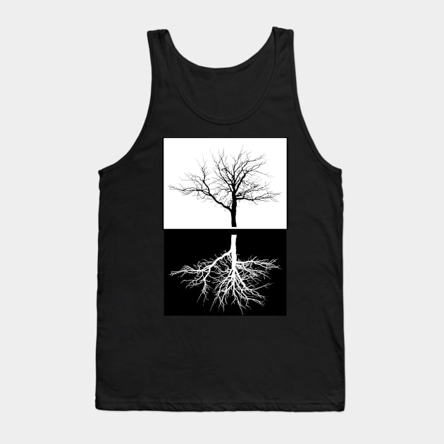 Contrasting Trees Tank Top by JimDeFazioPhotography